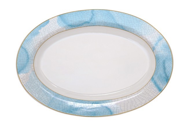 Тарелка овальная AZZURO 30см (6) (TT-00008206)