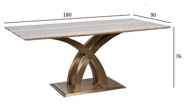 Стол обеденный Аннасоль (Annasole) 180*90*76см (TT-00008702)