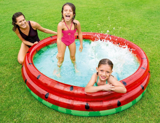 Бассейн надувной детский от 2 лет Intex Арбуз (58448) 168х38 см (72361)