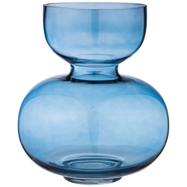 Ваза "fusion" blue диаметр 23см высота 25см Lefard (182-1027)