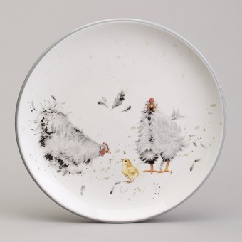 Тарелка закусочная lefard "funny hens" 21*2,5 см Lefard (358-2298)