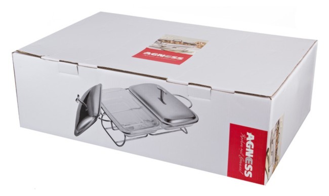 Мармит двойной agness 1,5/1,5 л. 49,5*30*16 см. Agness (907-203) Мармит двойной agness 1,5/1,5 л. 49,5*30*16 см. Agness (907-203)