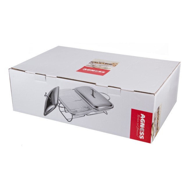 Мармит двойной agness 1,5/1,5 л. 49,5*30*16 см. Agness (907-203) Мармит двойной agness 1,5/1,5 л. 49,5*30*16 см. Agness (907-203)