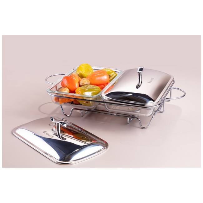 Мармит двойной agness 1,5/1,5 л. 49,5*30*16 см. Agness (907-203) Мармит двойной agness 1,5/1,5 л. 49,5*30*16 см. Agness (907-203)