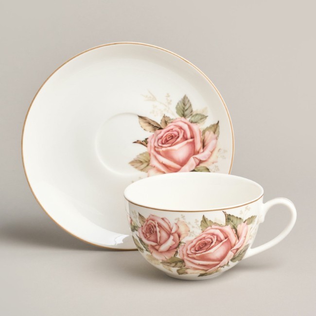 Чайный набор lefard "корейская роза" на 6 пер. 12 пр. 300 мл Lefard (590-680)