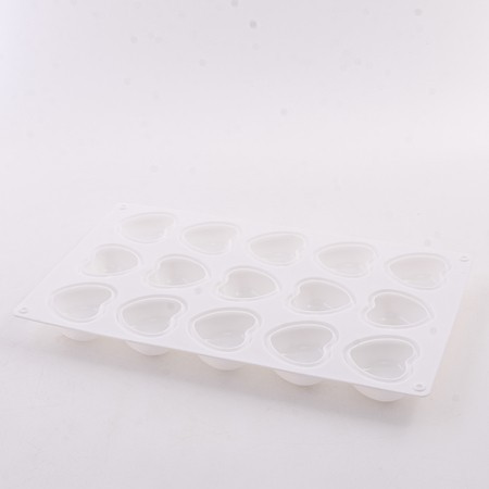 Форма Сердце для выпечки кексов, пирожных, конфет, муссов силикон (80327-287G) Форма Сердце для выпечки кексов, пирожных, конфет, муссов силикон (80327-287G)