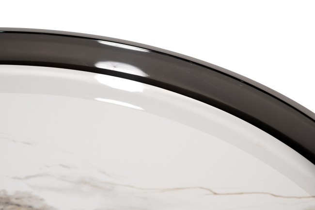 Стол журнальный белый/черный хром 80*80*45см (TT-00015017)