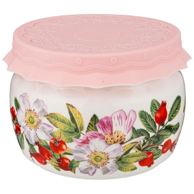 Банка с силиконовой крышкой lefard "шиповник" 500 мл Lefard (359-787) Банка с силиконовой крышкой lefard "шиповник" 500 мл Lefard (359-787)