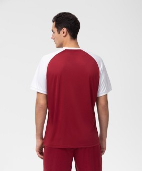 Футболка игровая JOGEL CAMP Reglan Jersey, гранатовый/белый (701800)