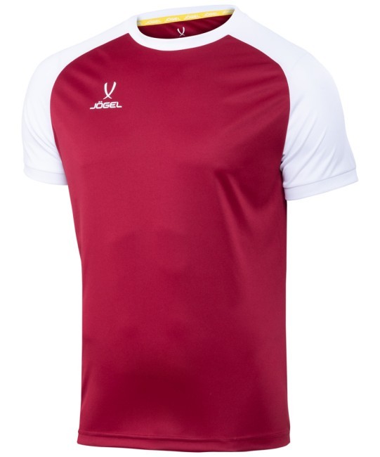 Футболка игровая JOGEL CAMP Reglan Jersey, гранатовый/белый (701800) Футболка игровая JOGEL CAMP Reglan Jersey, гранатовый/белый (701800)