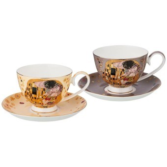 Чайный набор lefard "поцелуй" (г. климт) на 2пер.4пр.250 мл, кремовый, серый Lefard (104-665) Чайный набор lefard "поцелуй" (г. климт) на 2пер.4пр.250 мл, кремовый, серый Lefard (104-665)