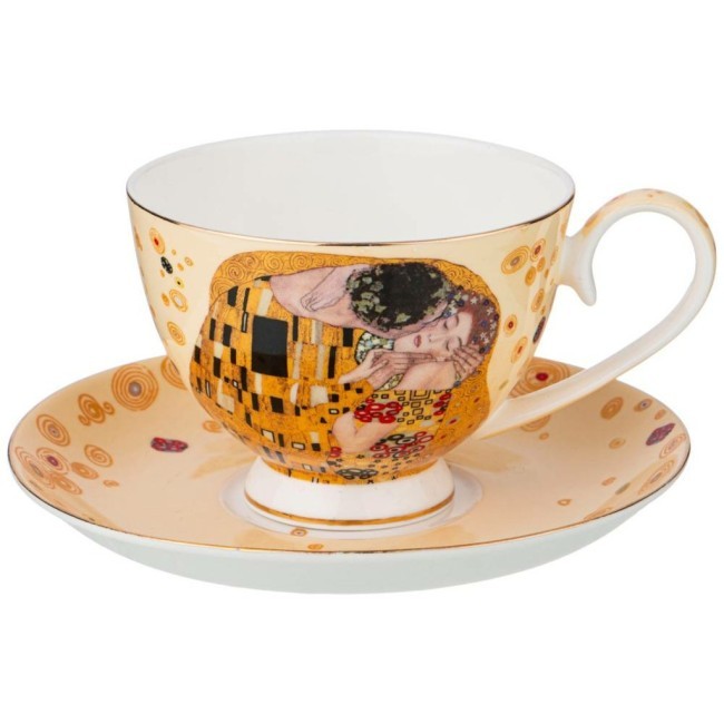 Чайный набор lefard "поцелуй" (г. климт) на 2пер.4пр.250 мл, кремовый, серый Lefard (104-665) Чайный набор lefard "поцелуй" (г. климт) на 2пер.4пр.250 мл, кремовый, серый Lefard (104-665)