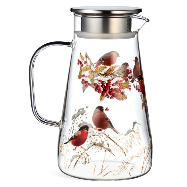 Кувшин "снегири" 1400 мл Lefard (887-479) Кувшин "снегири" 1400 мл Lefard (887-479)