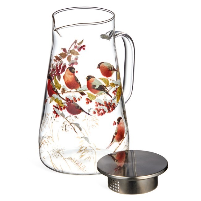 Кувшин "снегири" 1400 мл Lefard (887-479) Кувшин "снегири" 1400 мл Lefard (887-479)