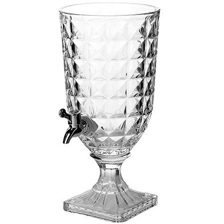 Лимонадница 3л стекло/пластик LR (30866)