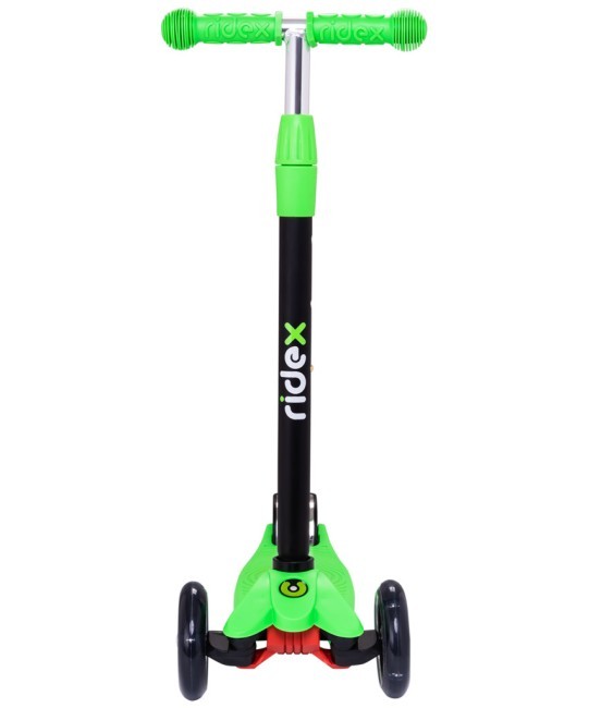 БЕЗ УПАКОВКИ Самокат 3-колесный Snappy 2.0 3D 120/80 мм, зеленый (2095937)