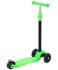 БЕЗ УПАКОВКИ Самокат 3-колесный Snappy 2.0 3D 120/80 мм, зеленый (2095937)