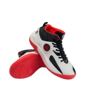 БЕЗ УПАКОВКИ Кроссовки баскетбольные JÖGEL Launch MID, White/black/red (2134125)