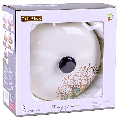 Блюдо д/блинов с крышкой 23,8х23,8х9,7см 2пр Страна чудес дол LR (30818) Блюдо д/блинов с крышкой 23,8х23,8х9,7см 2пр Страна чудес дол LR (30818)