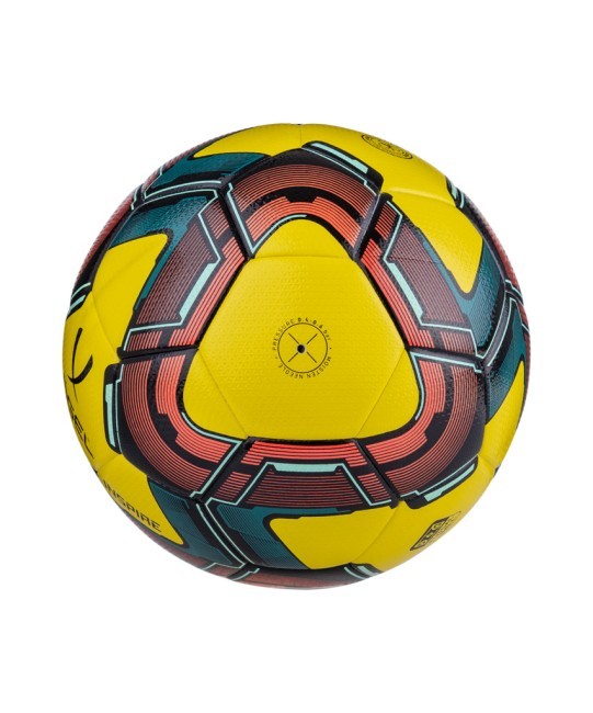 Мяч футзальный JOGEL Inspire №4, желтый/черный/красный (931380)