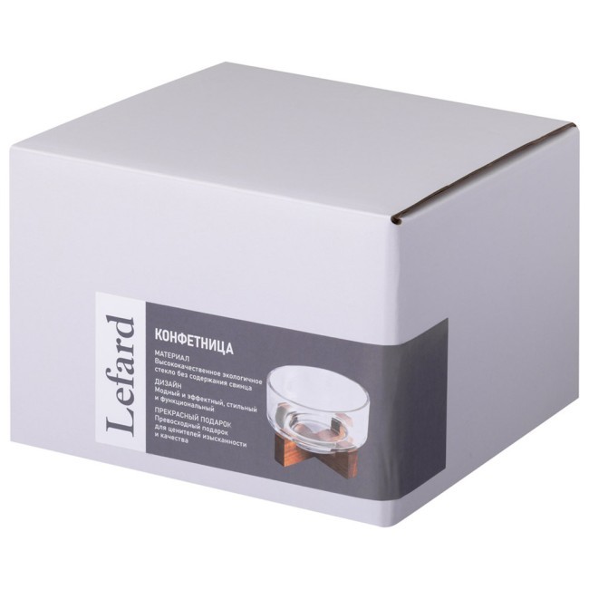 Конфетница "nature" на подставке диаметр 15 см высота 10 см Lefard (750-019)