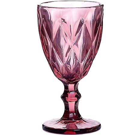 Набор бокалов 340 мл 6 шт розовый LR (60433)