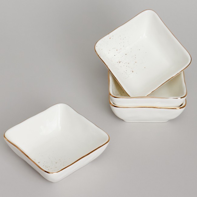 Набор розеток bronco "gold" 4 шт. 10*4 см 150 мл Bronco (263-1362)