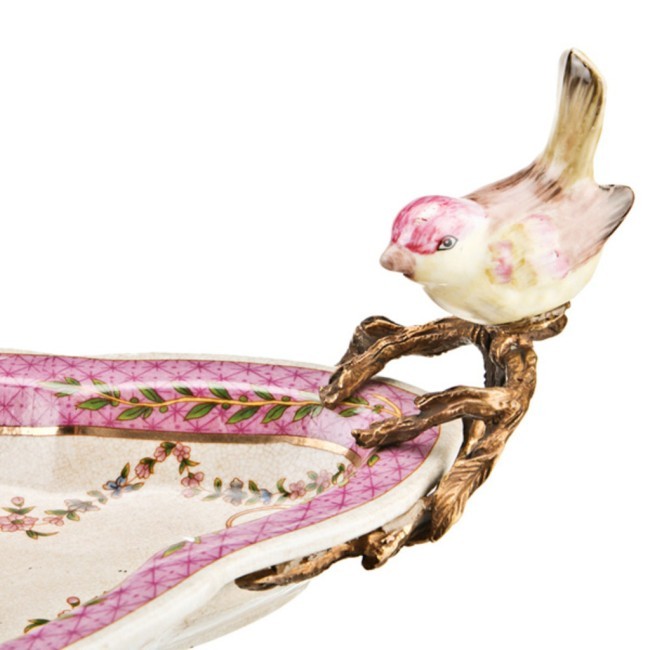 Блюдо "птички" 47*21*13 см. Hangzhou Jinding (469-227)