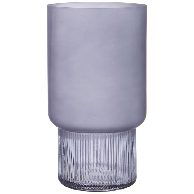 Ваза "jade" grey диаметр 14см высота 25см Lefard (182-1024)