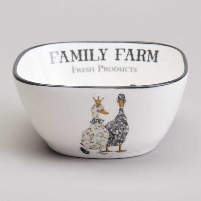 Набор салатников на дерев. подставке lefard "family farm" 5 пр. 30*19*6,7 см Lefard (263-1396)