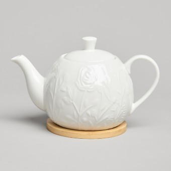 Чайник lefard "meadow" на дер.подставке 22,5*13*11 см 900 мл Lefard (587-218)