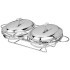 Мармит двойной agness 2,0л/2,0л 54*31*18 см Agness (907-215)