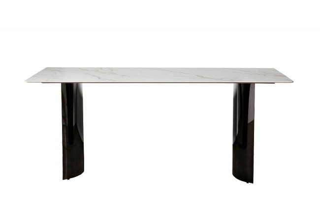 Стол обеденный иск.камень белый 180*90*75см (TT-00010256)