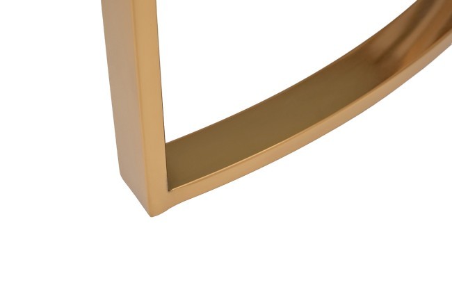 Стол журнальный мрам.стекло/золото d46*53см (TT-00011624)