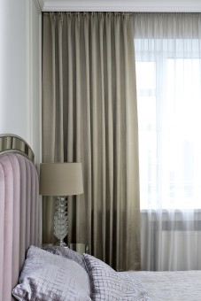 Портьера EUPHORIA 12 оливковый 275*260 (TT-00015972)