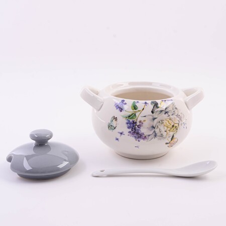 Сахарница 3пр 375мл Букет фантазий доломит LR (60216)