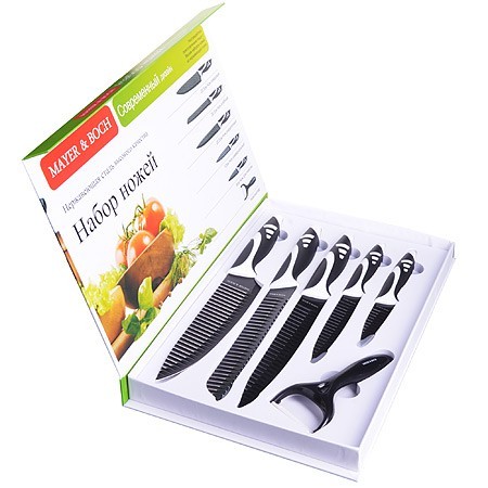 Набор ножей 6 пр, сил/ручка МВ (26993)