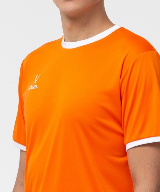 Футболка футбольная JOGEL CAMP Origin, оранжевый/белый (701807)