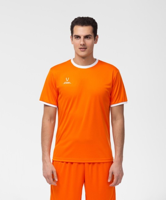 Футболка футбольная JOGEL CAMP Origin, оранжевый/белый (701807)