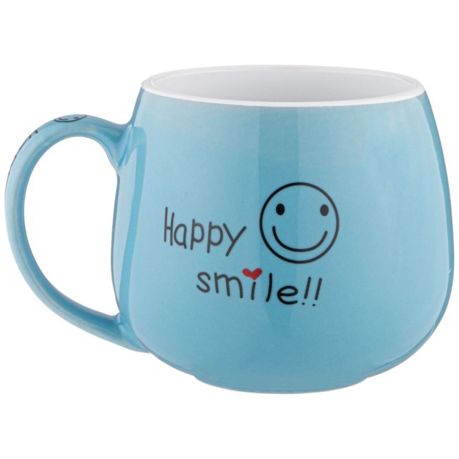 Кружка коллекция "веселый смайлик" 300 мл 9*8,2 см Lefard (155-143)