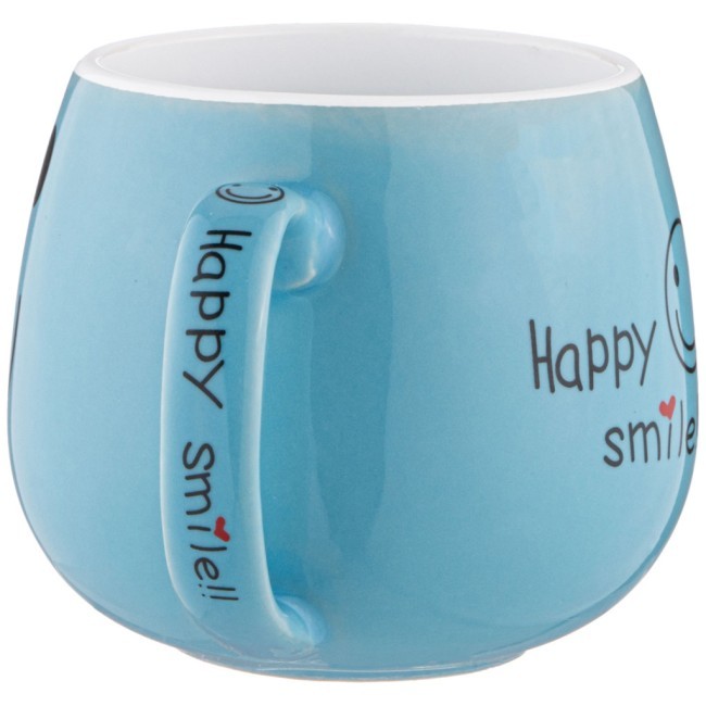 Кружка коллекция "веселый смайлик" 300 мл 9*8,2 см Lefard (155-143)