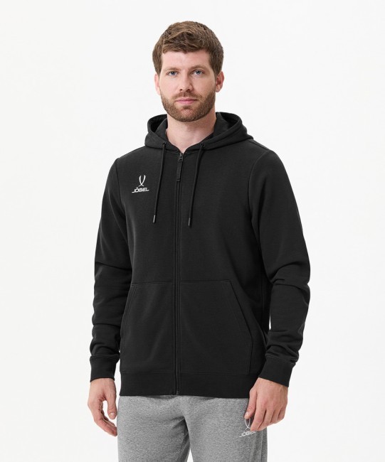 Худи на молнии JOGEL ESSENTIAL Cotton Zip Hoodie, черный (2115322) Худи на молнии JOGEL ESSENTIAL Cotton Zip Hoodie, черный (2115322)