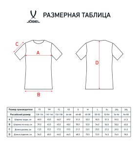 Футболка игровая JÖGEL DIVISION PerFormDRY Union Jersey, желтый (2111828)