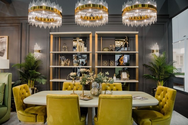 Люстра Cleo M золото d60см h35см (TT-00002173)