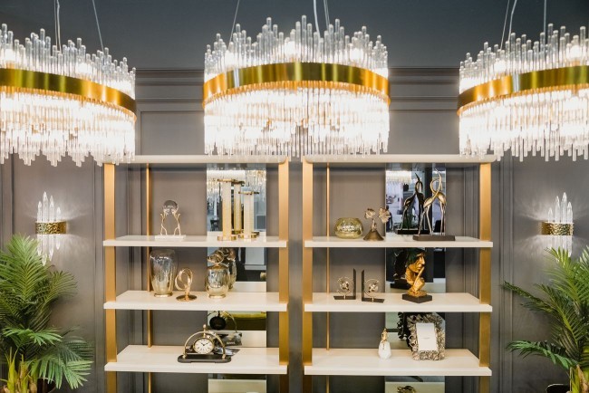 Люстра Cleo M золото d60см h35см (TT-00002173)