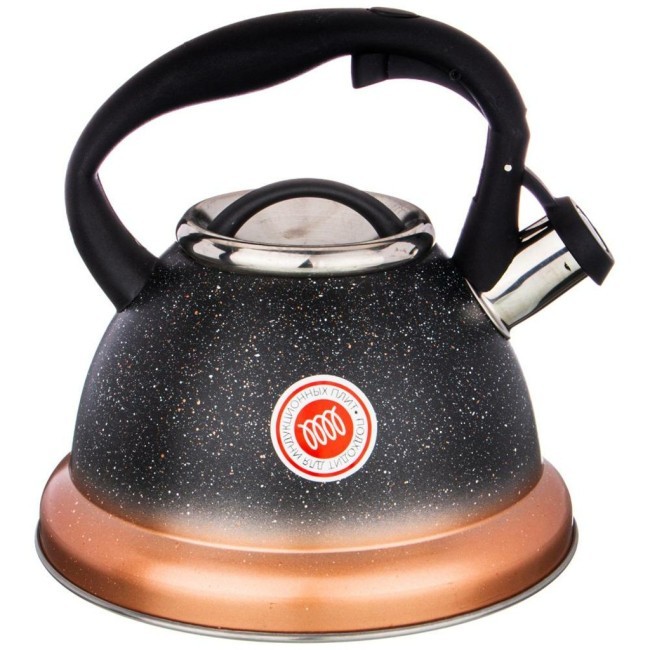 Чайник agness со свистком, серия mercury, 3л c индукцион. капсульным дном Agness (907-074)