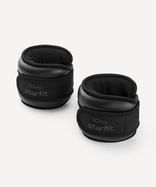 Утяжелители STARFIT WT-701, 1 кг, черный (2119092) Утяжелители STARFIT WT-701, 1 кг, черный (2119092)