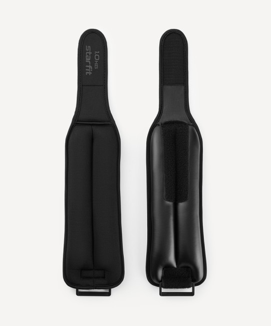 Утяжелители STARFIT WT-701, 1 кг, черный (2119092) Утяжелители STARFIT WT-701, 1 кг, черный (2119092)