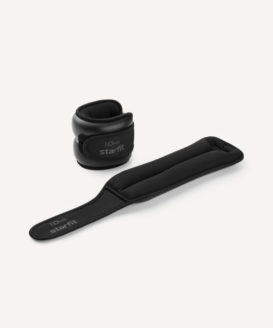 Утяжелители STARFIT WT-701, 1 кг, черный (2119092) Утяжелители STARFIT WT-701, 1 кг, черный (2119092)
