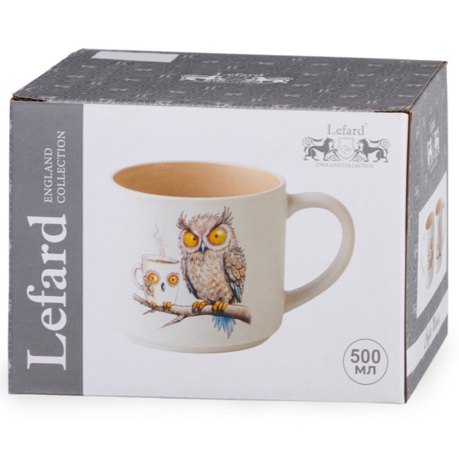 Кружка lefard "crazy coffee" 500мл Lefard (260-1044) Кружка lefard "crazy coffee" 500мл Lefard (260-1044)